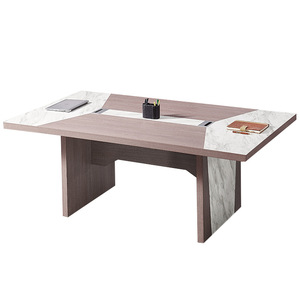 Table <span class=keywords><strong>de</strong></span> conférence en bois massif <span class=keywords><strong>de</strong></span> <span class=keywords><strong>luxe</strong></span> moderne pour bureau commercial hôtel prix d'usine <span class=keywords><strong>de</strong></span> haute qualité pour réunions et conférences - Product Image 1
