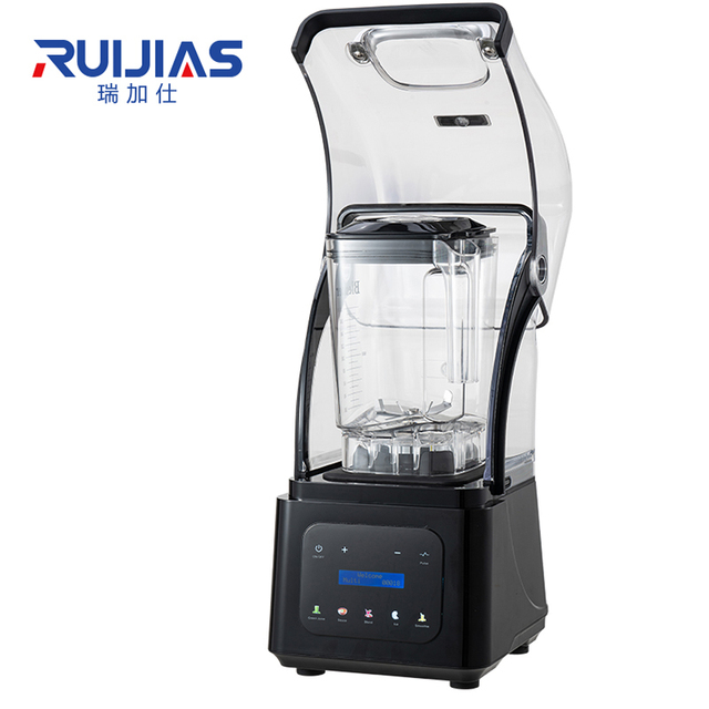 1.8L Heavy Duty Blender Super Silent Commercia Blender With Sound Enclosure Touchpad Digital Blender Grinder Mixeur Fruit