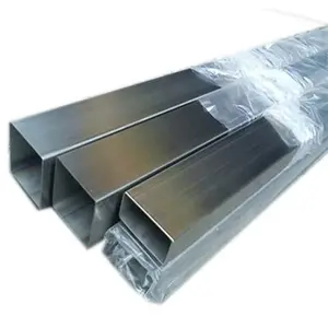 304 316 Stainless Steel Tube Welded Pipe Seamless Welded Square Rectangular Stainless Steel Tube