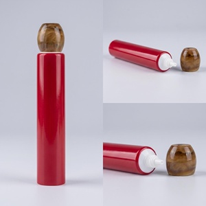 Tubes cosmétiques vides <span class=keywords><strong>à</strong></span> presser avec capuchon texturé, tubes en plastique personnalisables avec logo pour crème pour les mains et nettoyant visage, tubes d'emballage en gros - Product Image 1