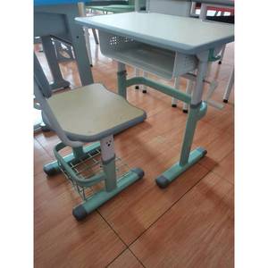 Henmei Student <b>Desk</b> And Chair Set Metal Modern Simple <b>Study</b> School Use - Product Image 2
