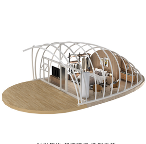 Carpa de Camping, Alojamiento en Campamento, Estancia Vacacional, Carpa Grande Tipo Hotel, Resistente al Viento y a la Lluvia, Carpa con Dormitorio - Product Image 4