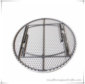 <span class=keywords><strong>Mesa</strong></span> <span class=keywords><strong>redonda</strong></span> plegable de plástico blanco de 180CM y 6 pies, <span class=keywords><strong>mesa</strong></span> de banquete de diseño moderno de 6 pies para fiestas al aire libre, bodas, <span class=keywords><strong>catering</strong></span> y uso en hoteles - Product Image 5