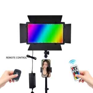 Lumière vidéo LED U600 RVB avec sac, clip pour téléphone portable, lumière vidéo professionnelle pour la photographie, lumière annulaire pour le maquillage en studio - Product Image 6