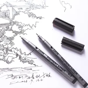 STA 8050 Jarum Pena Tinta Anti pudar 0.05/0.1/0.2/0.3/0.4/0.5/0.6/0.8/sikat Menggambar Sketsa Pigmen Liner marker