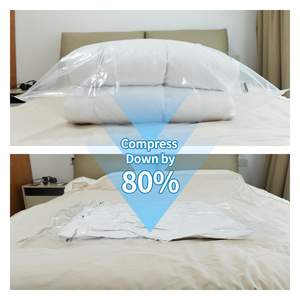 Organisateur de maison couette vêtements espace joint sac en plastique sous vide comprimé économiseur d'espace joint vêtements sac pour vêtements garde-robe - Product Image 2