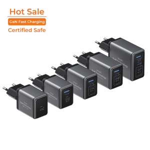 Biểu Tượng Tùy Chỉnh 45W Gan Nhanh Chóng Sạc Bó Hiển Thị Kỹ Thuật Số Thông Minh Pd Pps QC 4.0 Điện Adapter Đối Với iPhone Đồng Hồ Tai Nghe OTG OVP - Product Image 6