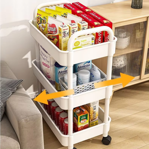 Ripiano rotante da cucina per frutta e verdura multistrato per uso domestico carrello quadrato - Product Image 5