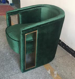 <span class=keywords><strong>Fauteuil</strong></span> de luxe en velours, en acier inoxydable, de haute qualité, <span class=keywords><strong>fauteuil</strong></span> confortable, à vendre, livraison gratuite - Product Image 4