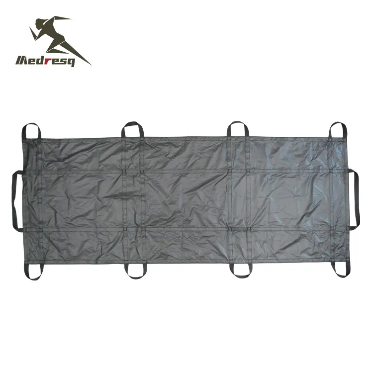 Medresq Direct Sales Lightweight Ambulance Carry Sheet Portable Foldable Soft Stretcher for Outdoor Rescue