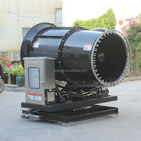 Pulvérisateur agricole électrique anti-poussière Zhenton ZT100 avec ventilateur, contrôle automatique à distance/PLC, canon à brouillard industriel