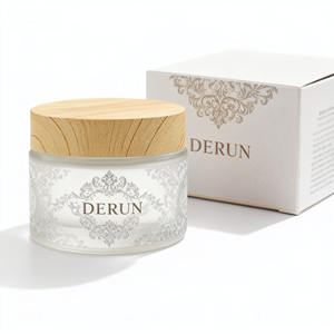 <span class=keywords><strong>Protection</strong></span> de l'environnement, crème pour le visage sans soufre 50g, pot en bambou pour gommage du visage, pot en verre pour cosmétiques de soin de la peau - Product Image 2