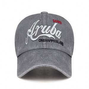 Broderie personnalisée 100% coton lavé vieux enduit rétro Vintage casquette de Baseball sergé profil bas 6 panneau casquette de Baseball chapeau - Product Image 4