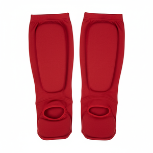 Shin Instep Protectores elásticos Pie piernas Protectores Almohadillas kick Boxing MMA Muay Thai Profesional Barato Último Shin In Step Seguridad - Product Image 1