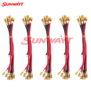 5V 12V Illuminated Light Bulb Led Cable Push Button Wires With 2.8mm <b>Quick</b> Spade Terminal <b>Connector</b> to Arcade Power Supply - Product Image 2