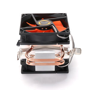 Zero 30 Flame Warship Ventilador doble Edición luminosa CPU Radiador multiplataforma Tubo de cobre doble Disipación de calor Caja de la computadora - Product Image 3