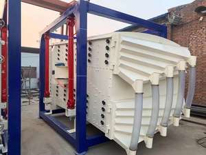 เครื่องคัดกรองแบบแกว่งหลายชั้น ทำจากเหล็กกล้าคาร์บอนความจุสูง สำหรับการผลิตคอนกรีต - Product Image 5