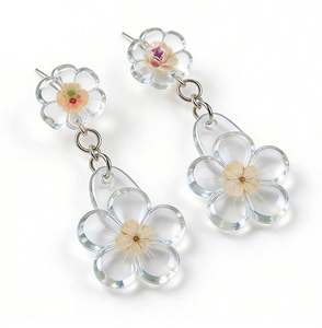 Kit de Bijoux DIY en Résine UV Premium, Époxy Transparent Dur à Durcissement Rapide, Moules en Silicone, Pendentifs, Boucles d'Oreilles, Porte-clés, Feuille de Paillettes - Product Image 5