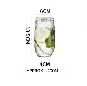 Vaso Collins de Vidrio Recto para Cócteles, Long Island Iced Tea, Gin Tonic, Mojito - Diseño Nórdico/Minimalista - Product Image 6