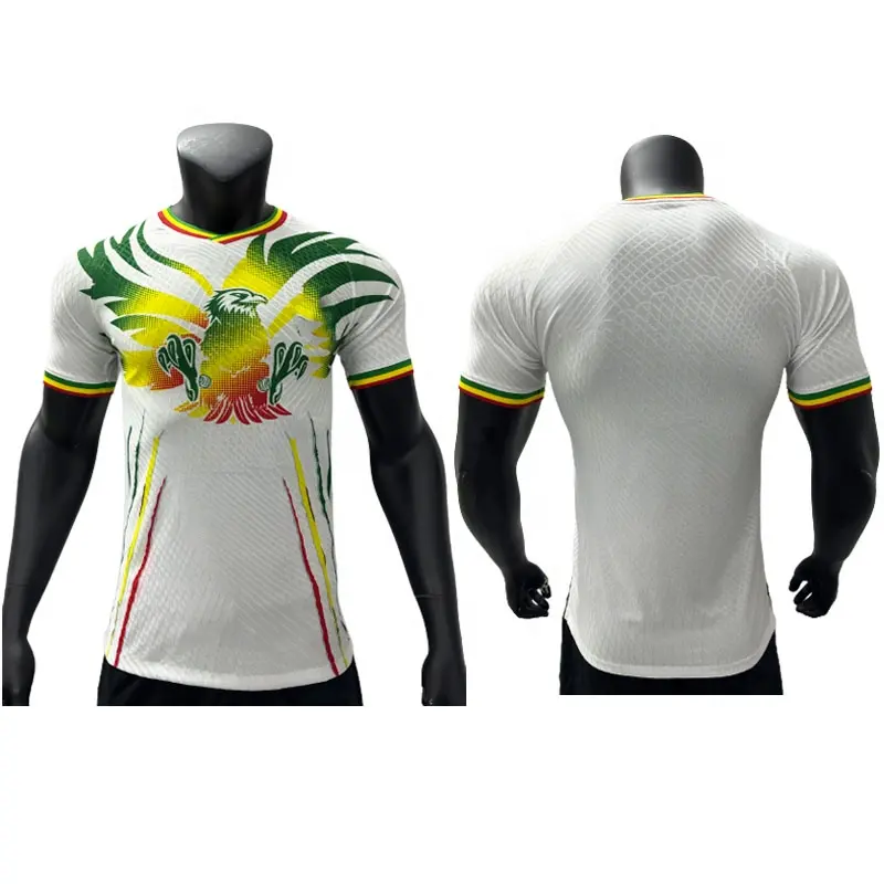 100% maglia da calcio in poliestere nuova stagione versione giocatore maglia sportiva Maillot De Football Mali