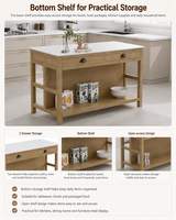 Nouvelle conception de buffet rustique, table console, armoire, îlot de cuisine pour la cuisine et la salle à manger