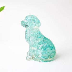 क्रिस्टल टुकड़ा स्क्वाटिंग कुत्ते लाँनी होटल लॉबी डेस्कटॉप सजावट - Product Image 6