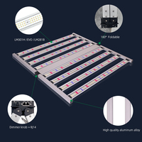 Lampu LED Spektrum Penuh ANDY untuk Tanaman Hidroponik Tahap Vegetatif & Berbunga, Strip Pencahayaan Tanaman 4x4ft 800W untuk LM301H EVO LM281B
