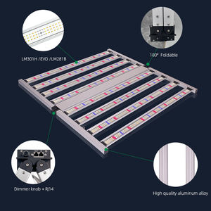 Đèn <span class=keywords><strong>LED</strong></span> trồng cây toàn phổ 800W ANDY Hydroponic Veg & Bloom Flower Stages, dải đèn 4x4ft, sử dụng chip LM301H EVO LM281B - Product Image 2
