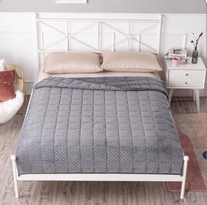 <span class=keywords><strong>Couverture</strong></span> de couchage personnalisée super douce pour la <span class=keywords><strong>gravité</strong></span> <span class=keywords><strong>Couverture</strong></span> de couchage lestée remplie de perles de verre - Product Image 4