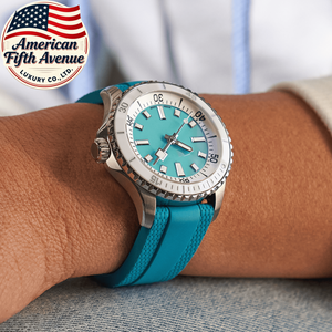 Reloj Mecánico Automático de Lujo para Hombre 7A, Estilo Super Ocean, Manecillas Cuadradas, Escala Luminosa, Esfera Azul Claro, Estilo Breitlin - Product Image 4