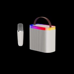 Mini Altoparlante <span class=keywords><strong>Bluetooth</strong></span> per Karaoke Wireless con Lunga Autonomia, Luci LED, Sistema Hi-Fi, Portatile per Esterni - Product Image 1