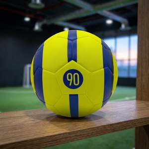 Ballon de football en TPU taille <span class=keywords><strong>5</strong></span>, modèle à liaison thermique, en caoutchouc et cuir sans couture, personnalisé, 0,4-0,45 kg - Product Image 1
