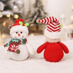 New Design Durable Stuffed Animal Filled With Pp Cotton Stuffed Animal Toy Lovers Santa Claus Plush Toy - Product Image 4