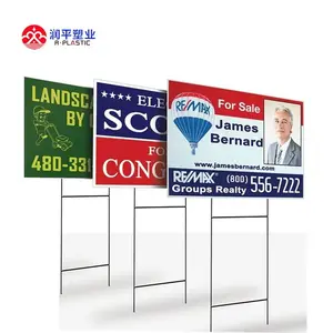 Outdoor Yard Signs Printing Correx Flute Sign High Quality Sign Board