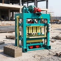 Machine à fabriquer des blocs creux semi-automatique SHUNYA QTJ4-40 avec moteur électrique, béton 220/380V