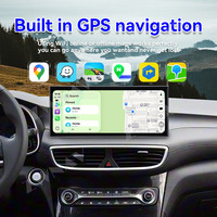 Lecteur multimédia stéréo de voiture de 15,8 pouces pour Hyundai Tucson 2019-2020, autoradio Android, enregistreur de cassette, audio, GPS, système de navigation, unité principale