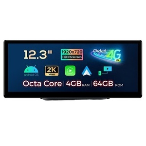 Xaudi 12.3 inç Octa çekirdek 4 + 64GB küresel 4G LTE araba android müzik seti multimedya oynatıcı tam lamine ekran ile Audi A1 için - Product Image 2