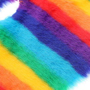 Đảng giả vải sống động như thật râu nhân tạo thực tế bên cầu vồng vui giả ria mép - Product Image 5