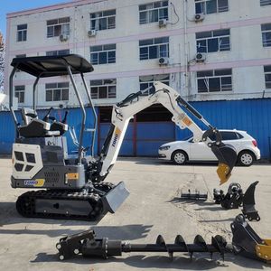 TOHO 1,5 Ton Micro Digger Mini Excavadora EPA Laidong Motor 1 año de garantía Motor de alta eficiencia Uso en la granja Componentes LIYUAN - Product Image 3