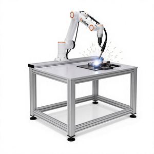 Système de robot de soudage collaboratif mobile tout-en-un FR5 Cobot 220/110/380V 5kW 35kg Station de travail d'automatisation de table - Product Image 1