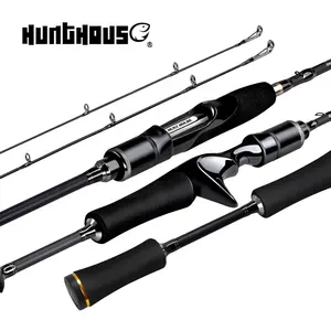 Hunthouse Fishing Equipment High Carbon 2.1m/2.4m FUJI Parts Lure Fishing Rod Bait Casting Fishing Rods Spinning Rod