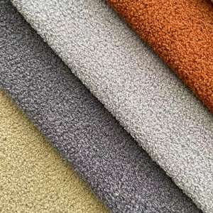 100% Polyester Neues Design Bouclé Teddy-Velours Gestrickter Atmungsaktiver Wasserdichter Polsterstoff für Sofa Couch Möbel - Product Image 2