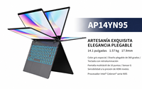 Tablette PC Yoga 14,1 pouces Écran tactile 2,5K Intel N95 RAM DDR4 SSD 256 Go/512 Go/1 To Portable Rotation à 360° Utilisé Windows 10 1 an