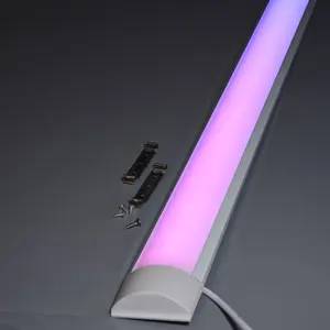 Competitive Price Led Tube 4ft 120cm 18w 36w 54w White Warm RGB AC 85-265V Linear Purification Lamp Led Batten Light