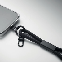 Cordon de chargement USB-C vers Type-C tressé en nylon, charge rapide PD 60W, anti-perte, avec logo personnalisé, vente en gros – Meilleures ventes