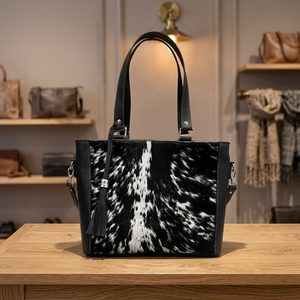 B.S INTERNATIONAL Lightweight Goat Leather Custom Made Large Capacity Zipper Closure Waterproof Vintage Style Women's Handbags - Product Image 6
