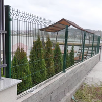 Paneles de Malla Metálica Curva 3D de 6 pies (1.93*2.2m) Galvanizados, Anti-Escalada, Personalizables, para Cercas de Jardín y Paisajismo, Directo de Fábrica