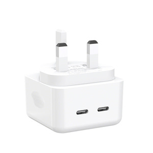 45W Dual <b>USB</b>-<b>C</b> Port PD Fast Charger Wall Charging <b>Adapter</b> for EU US UK <b>Plug</b> Universal Power <b>Adapter</b> - Product Image 1
