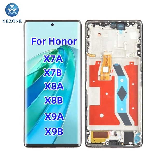 Mobile Phone LCD Touch Screen for Honor X7A X7B X8A X8B X9A A9B Pantalla LCD Display With Frame Assembly Replacement