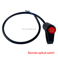 Interrupteur double clignotant pour moto/scooter/vélo électrique/quad - Rétrofit/mise à niveau avec projecteur, klaxon, démarrage électrique, feux de route/route